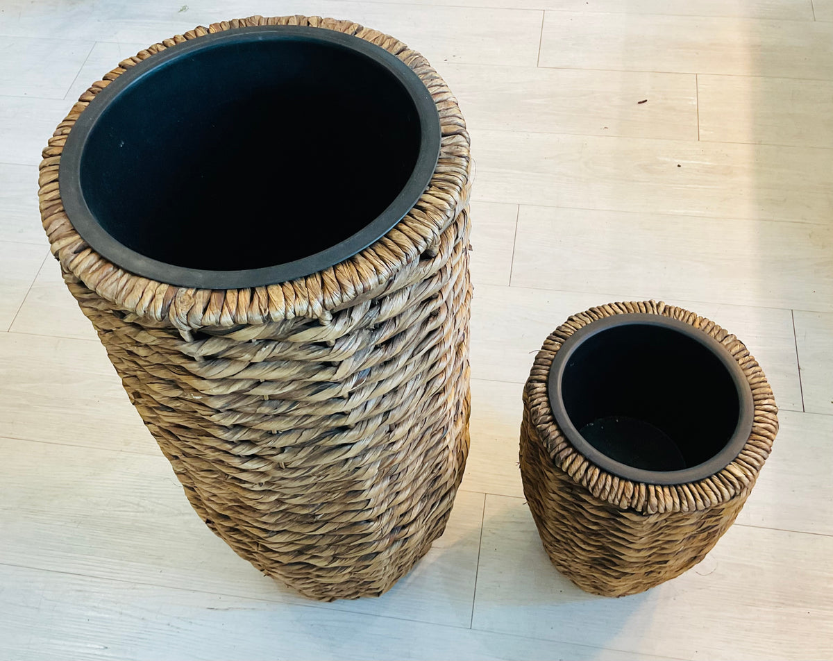 Woven Wicker Planters