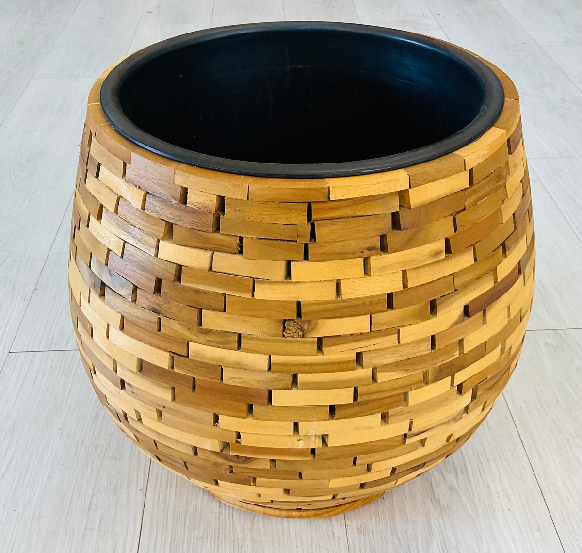 Stacked Wood Planter