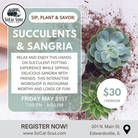 Succulents & Sangria - May 31st