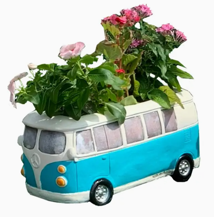 vw bus succulent planter VW Bus Planter