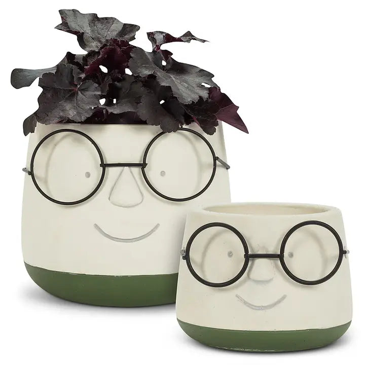 Face Planter With Glasses