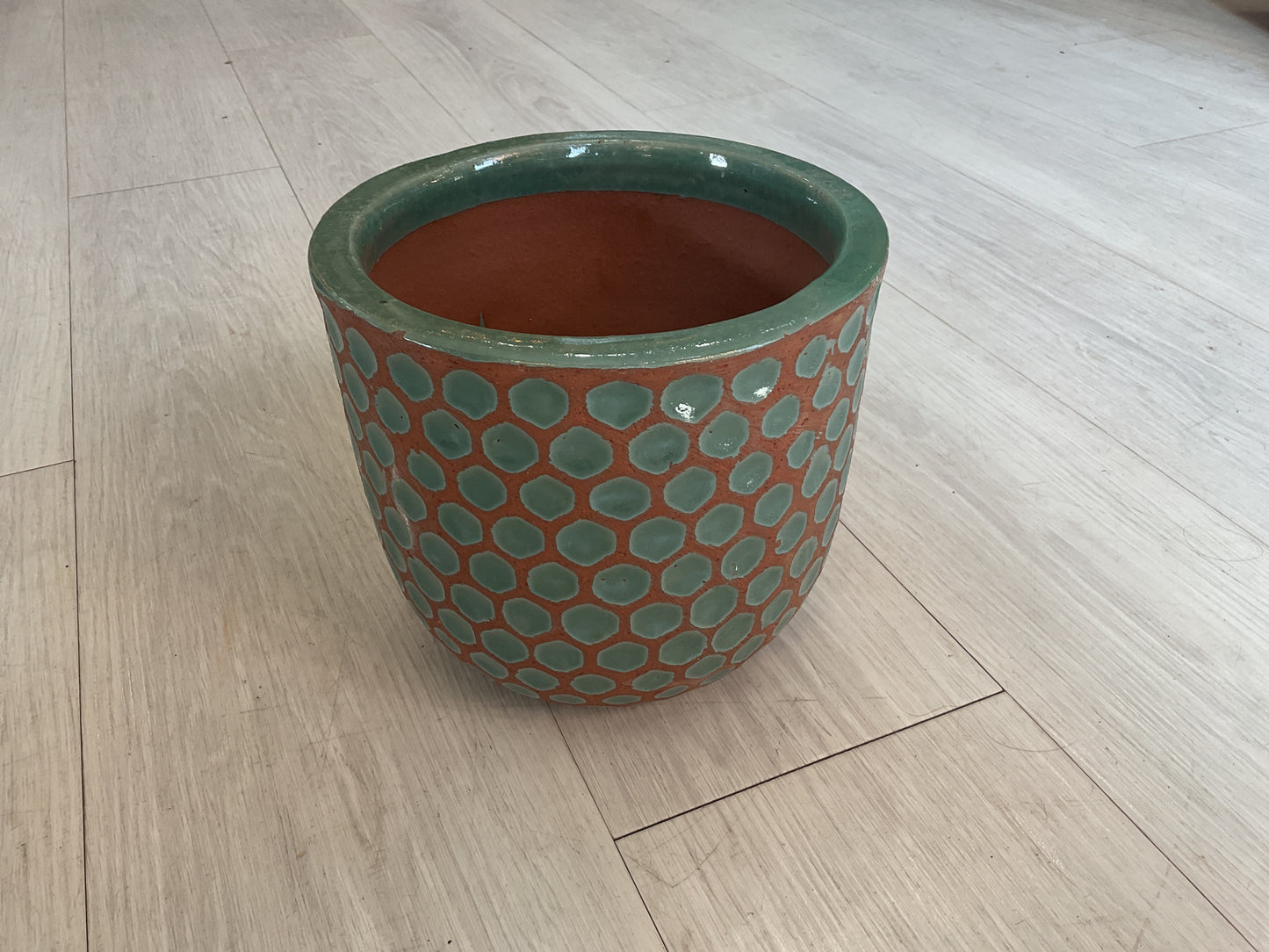 Osiris Pots Aged Turquoise