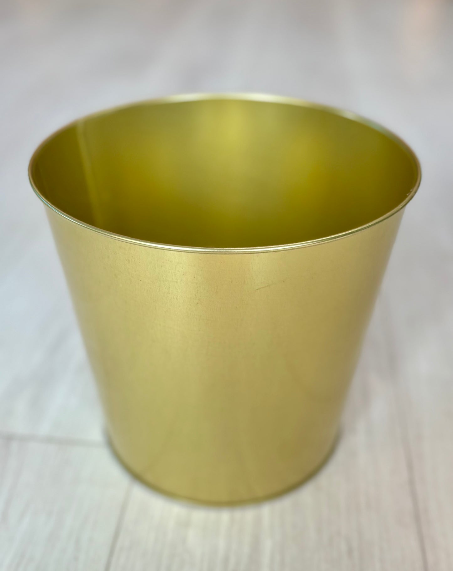 Gold Tin Planter