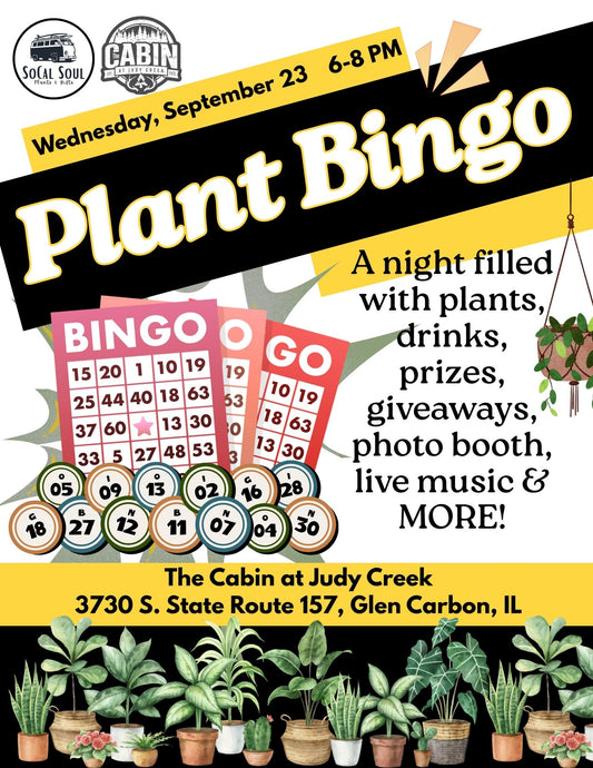 Plant Bingo - September 23rd