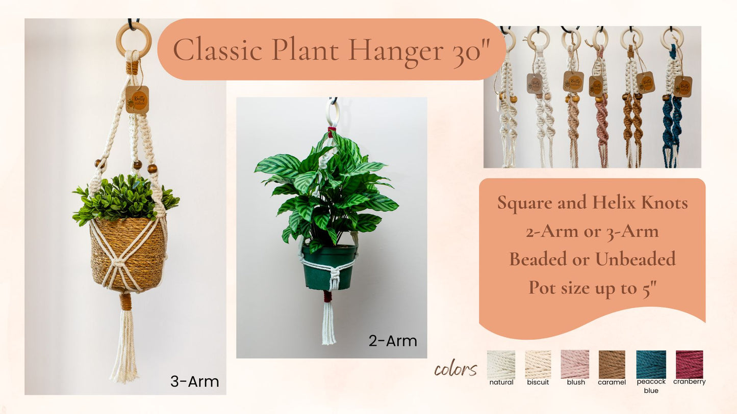 Knotty by Nature Macrame Hangers