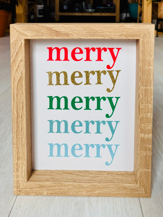 Merry Holiday Frame