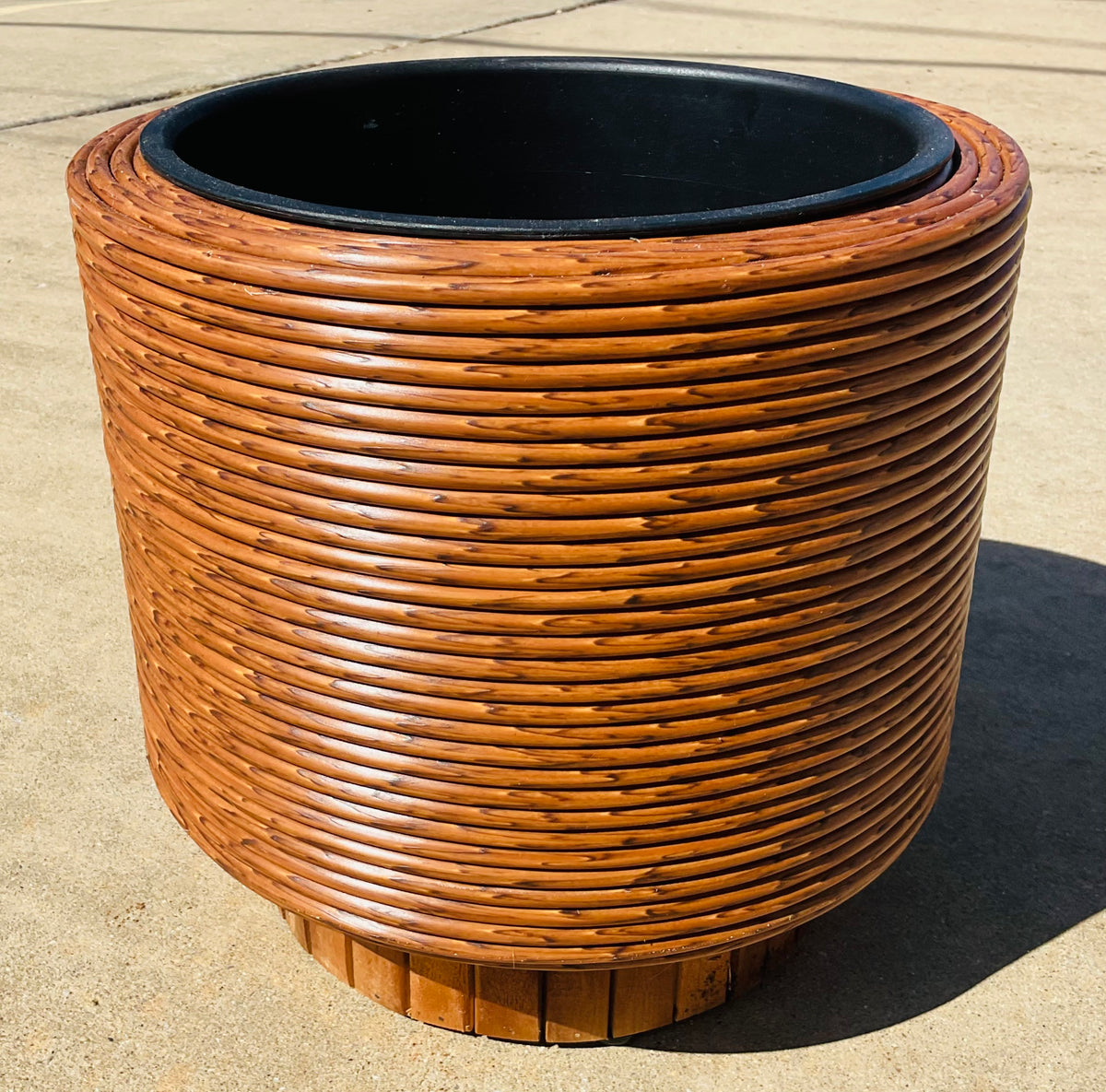 Woven Wood Planters