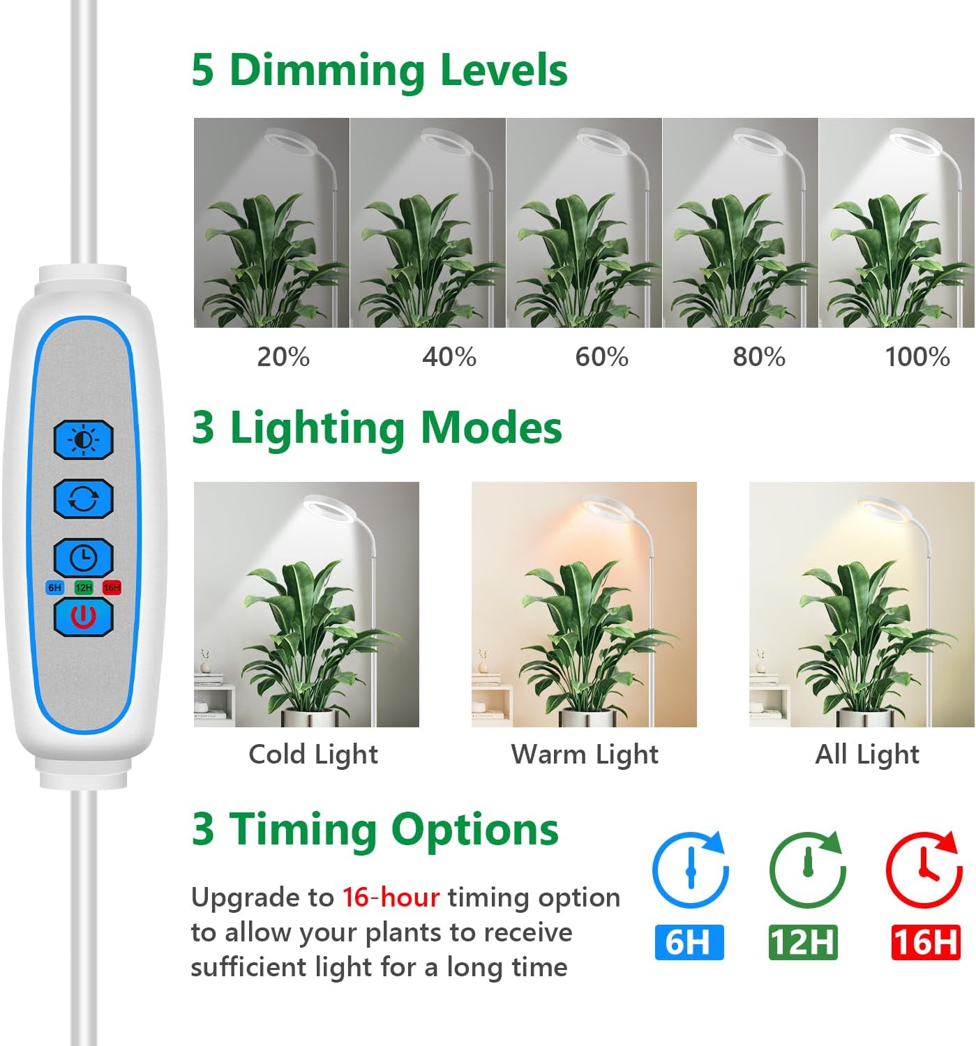 Aumtrly Floor Grow Lights