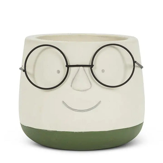 Face Planter With Glasses