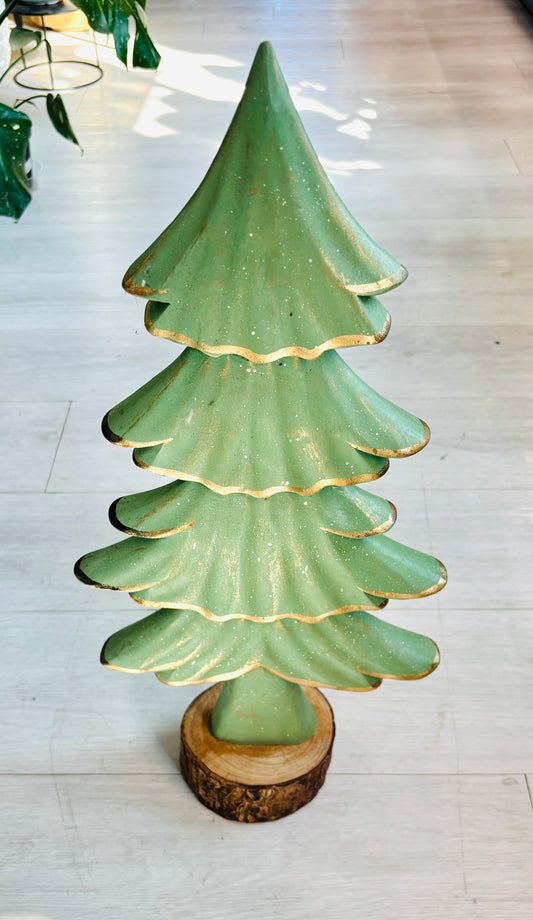 Green and Gold Holiday Tree