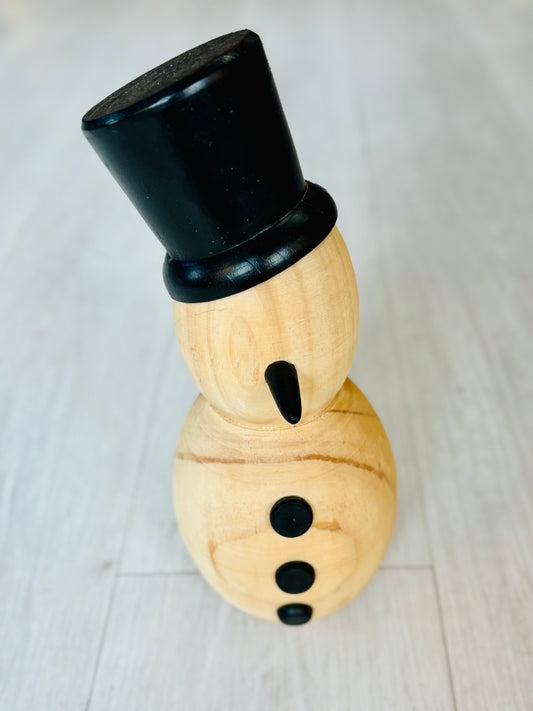 Wooden Snowman