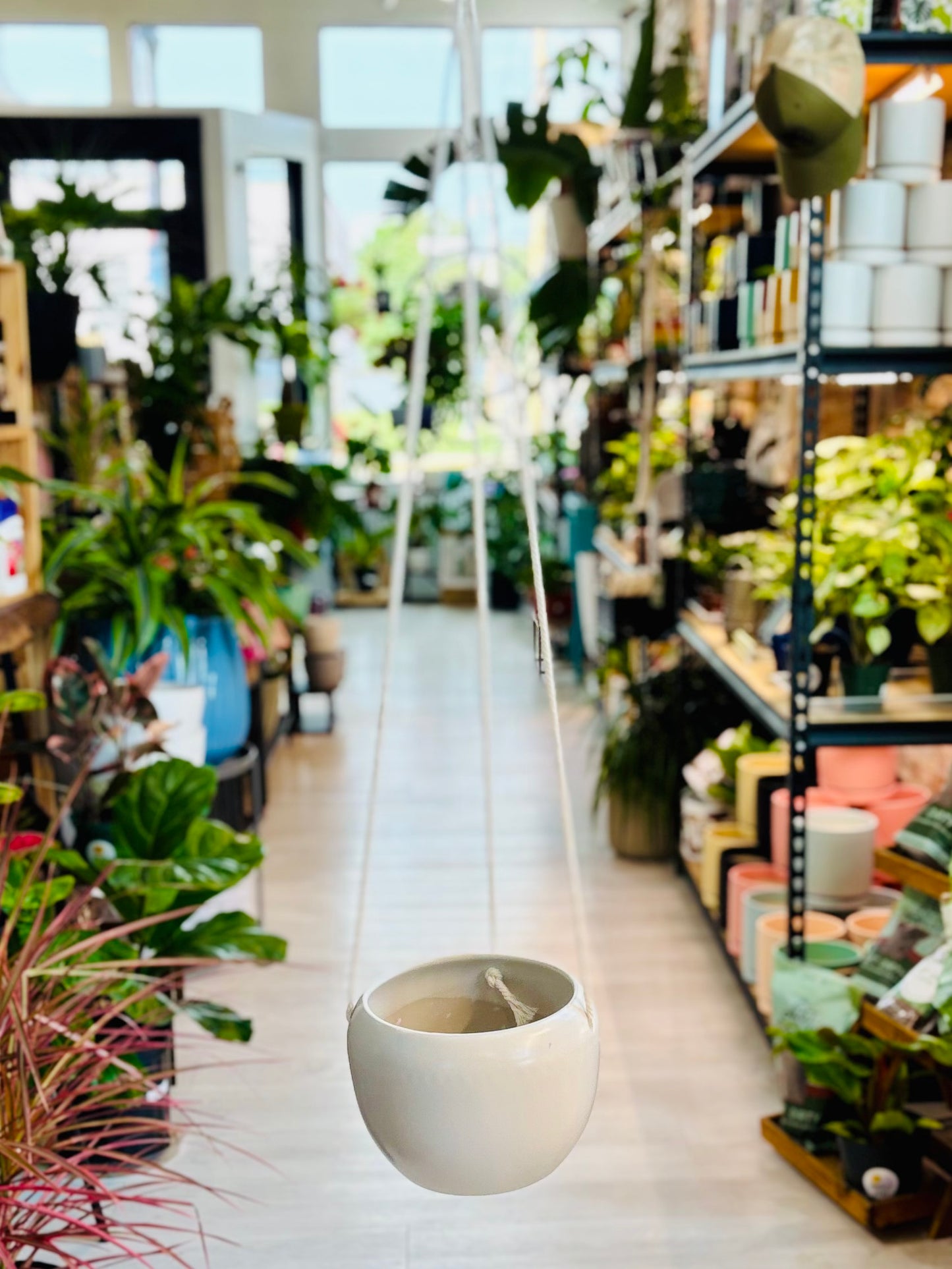 Hanging Round Pots
