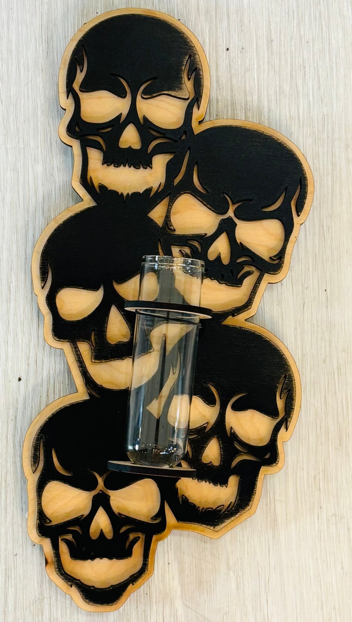 Silva & Ore Multiple Skulls Wall hanging Propagation Station