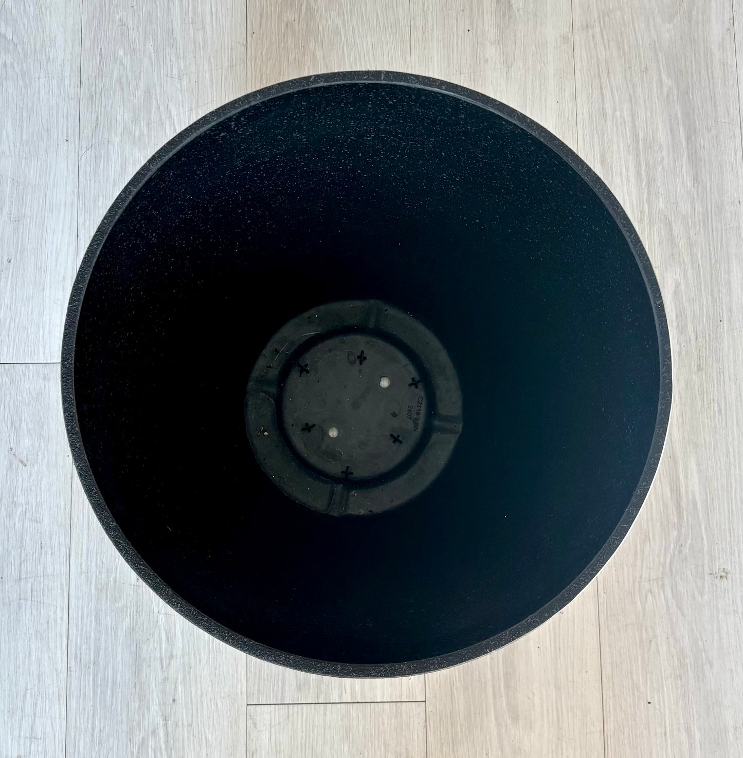 17" Speckled Black Planter