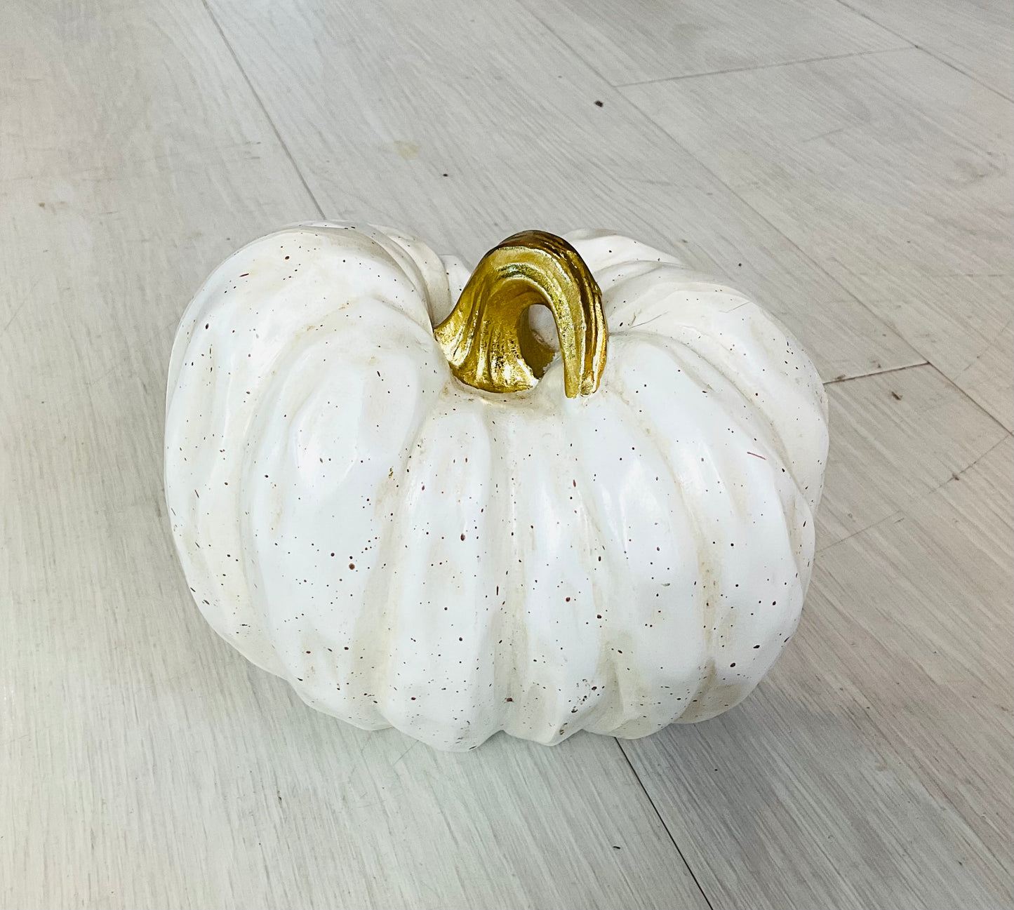 White Decorative Pumpkin