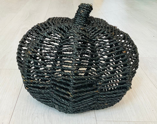 Woven Pumpkin Decor