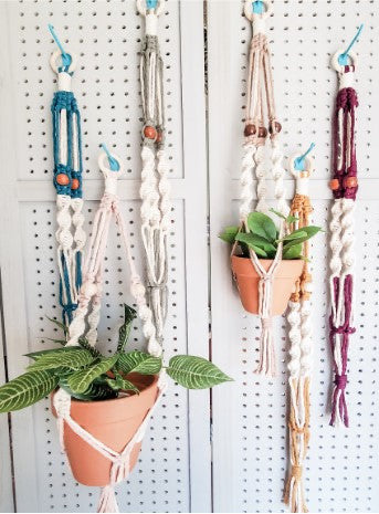 macrame succulent holder Macrame Plant Holder