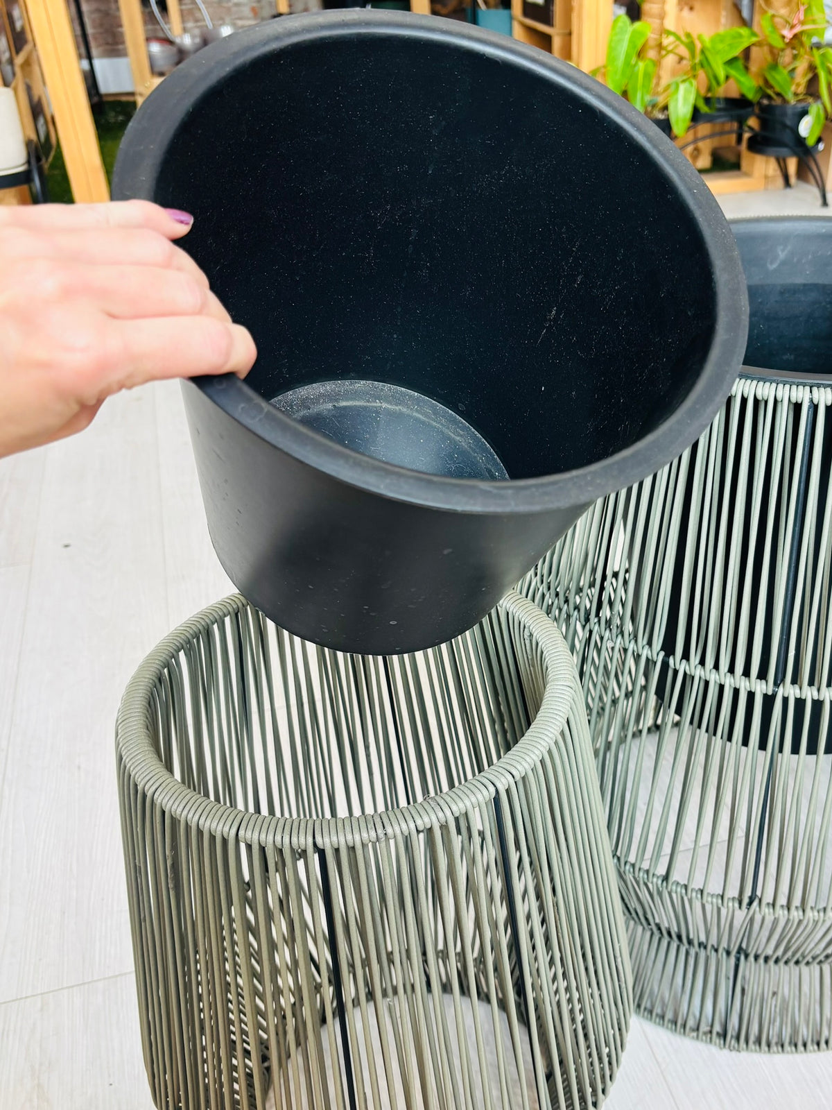 Tapered Rope Planter