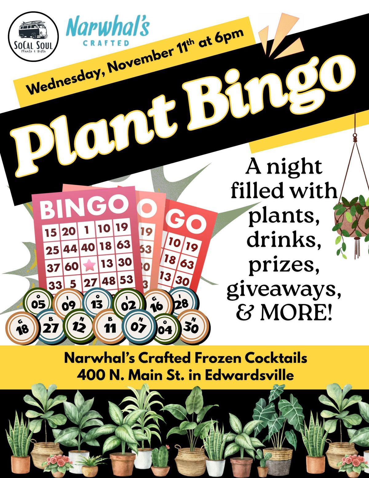 Plant Bingo - November 11th