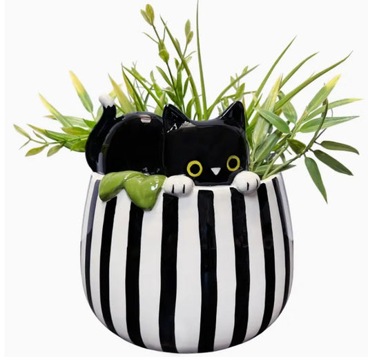 Peek-A-Boo Kitty Planter