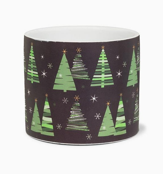 Retro Graphic Tree Planter