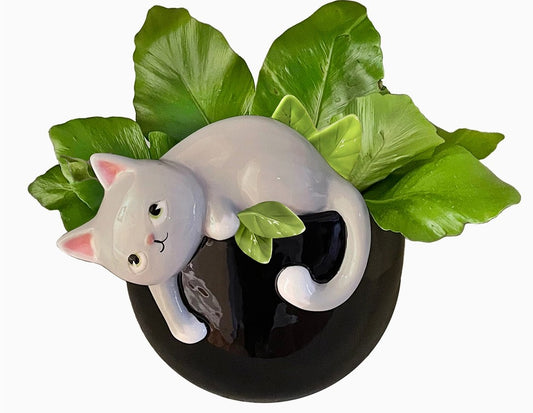 Playful Kitty Planter