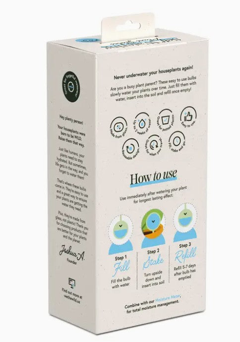 We The Wild Self-Watering Plant Globes