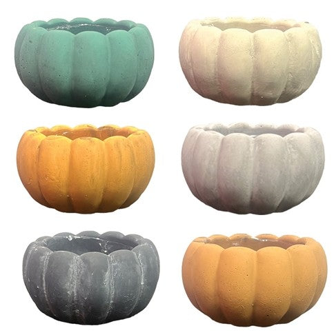 Milka Pumpkin Planter 4.7"