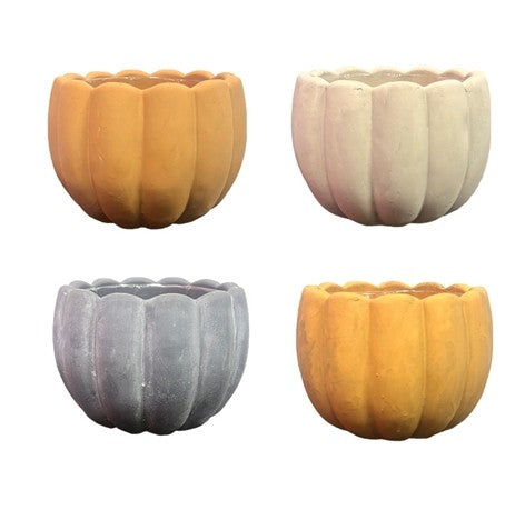 Milka Pumpkin Planter 7"