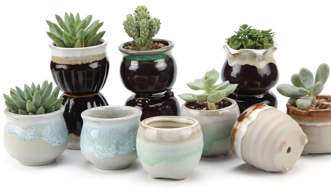 Ceramic Mini Pots 2"