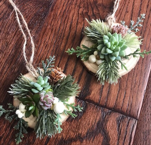 Succulent & Floral Ornaments - December 12th
