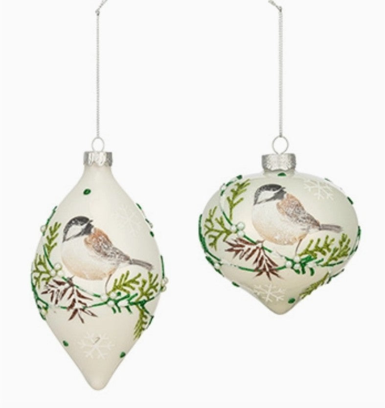 Winter Birds Ornaments