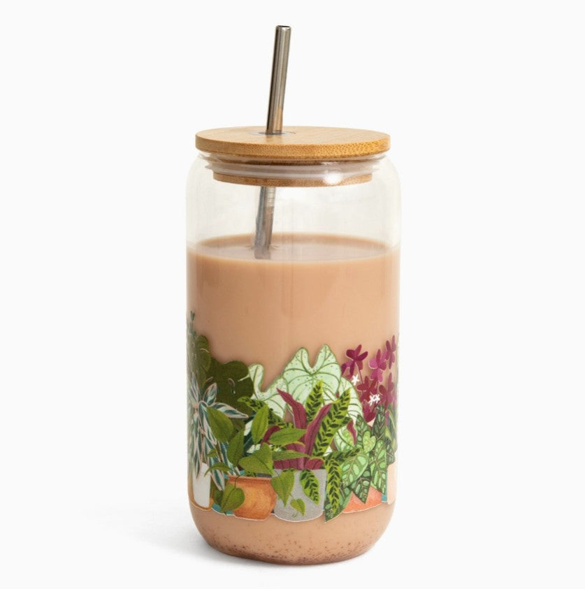Houseplants Glass Cup