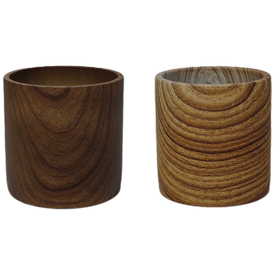 Orson Wood Grain Pots